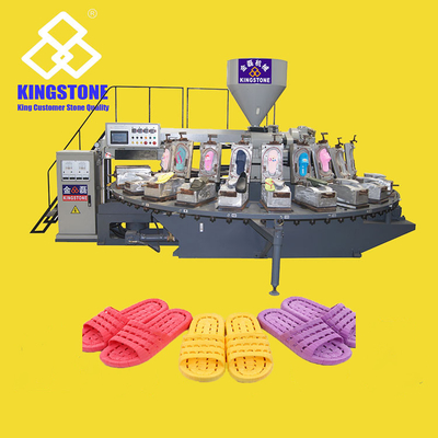 Pvc pantoffelmachine voor dames 24 Station Air Blow