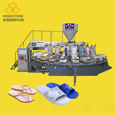 Roterende 24 Posten Sandals die Machine met Servomotor Enige Kleur maken