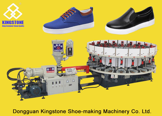 Het enige Koord van het Canvasschoenen van de Kleurenonderdompeling - Geduurde pvc-Schoenen die Machine maken
