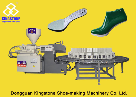 Automatische Roterende Injectiemachine voor de hoge binnenzool van hielschoenen pp, TPU/TPR/TR/PVC outsole