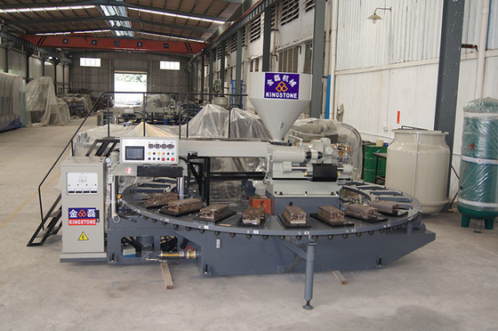 enige het Maken van pvc van de 12 16 20 Posten Monokleur Machine voor de Schoenen van de Vrouwensport