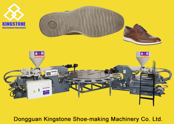 Automatische Roterende PVC/TPR-Schoen Enige het Maken Machine, de Machine van het de Directe Injectieafgietsel van Outsole
