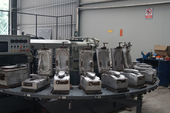 Plastic Schoen die Productielijn, Roterende TPR-de Schoen Enige pantoffel maken die van pvc Machine maken