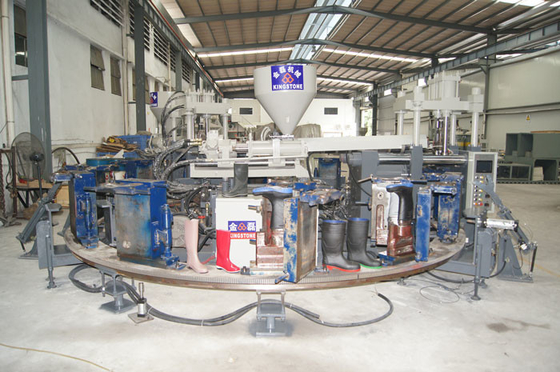 12 posten 1/2 de Injectie van de Kleurenlaars het Vormen Machine, Gumboots die Machine maken