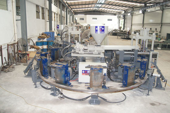 Één/Twee kleurt pvc-Laarzen Makend Machine, Plastic de Fabrieksproductielijn van Regenlaarzen