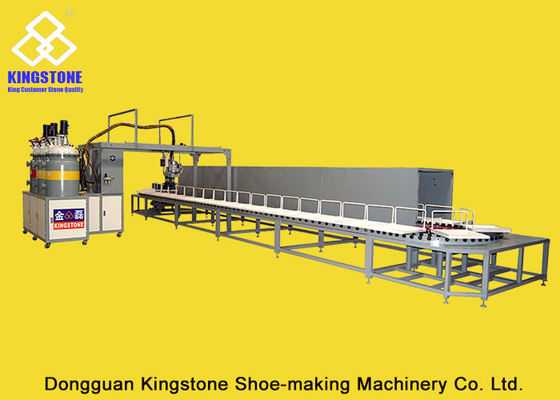 40 Posten Roterende Type Pu Gietende Machine voor Veiligheidsschoenen/PLC Controlesysteem