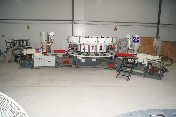 Machine van het de Injectieafgietsel van Pvc van Sandals van het mensenleer Twee Kleur met 20 Posten