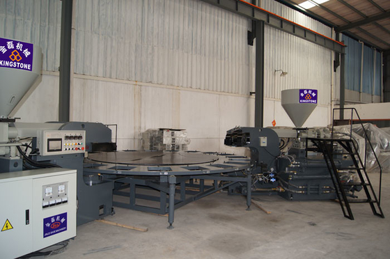 Twee Arbeiders 2/3 Machine van het kleuren Roterende TPR Enige Afgietsel met 120-220 paren/uur