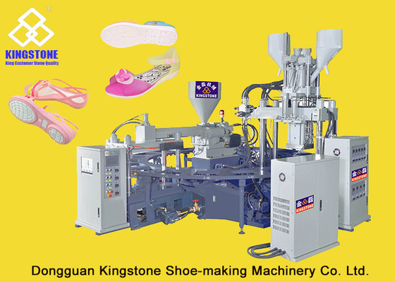 Drie Kleurentpr Plastic Schoenen die Machine met Dubbele Evenredige Drukcontrole maken