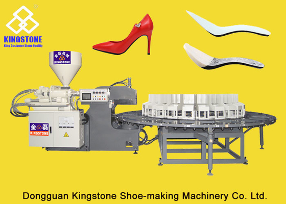 Direct Roterende Injectie het Vormen Machine voor Hoge Hiel/Midsole/pp-Binnenzool