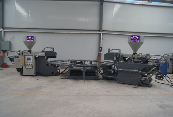 Automatische Roterende PVC/TPR-Schoen Enige het Maken Machine, de Machine van het de Directe Injectieafgietsel van Outsole