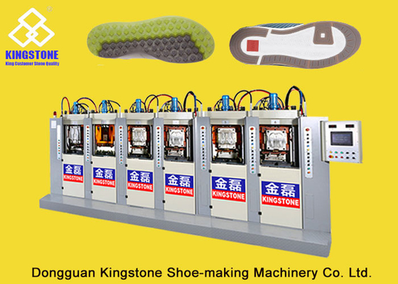 De Schoen van pvc van TPU RT Enige het Maken Machine 6 Posten met P.I.D. Controlesysteem
