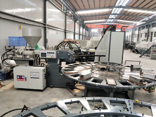 De Injectie van de schoen Roterende Lijst het Vormen Machine, Enige het Maken van TPU Machine