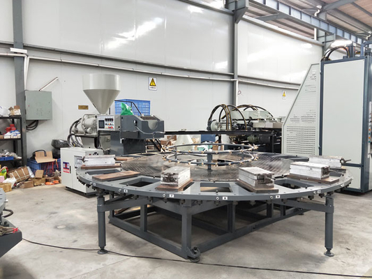 Hoog de Injectie van Hielenschoenen Enig Roterend het Vormen Machinepp Materiaal