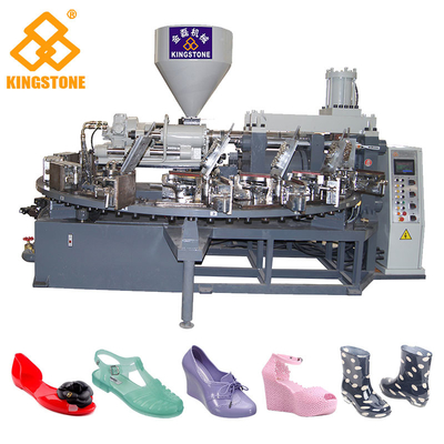 Roterende Plastic Schoenen die Machine voor pantoffels van de laarzensandals van pvc Jelly Shoes de korte maken