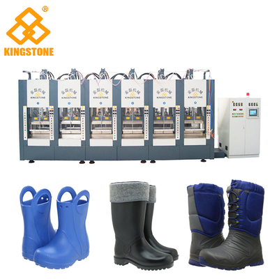 Servosysteem Plastic Schoenen die Machine voor EVA Foaming Slipper Sandals Shoes-Laarzen met 300-400 Parenuur maken