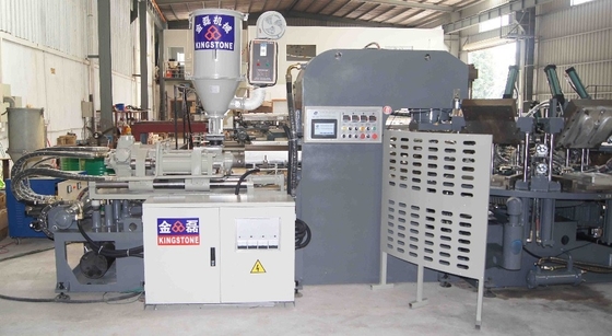 Één de Schoen van Kleuren Roterende pvc Enige het Maken Machine
