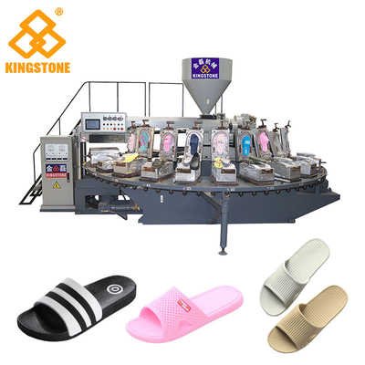 Pvc-wipschakelaarpantoffel die Machine, Schoen Enige Vorm maken die Machine met de Posten van 12/16/20/24/30 maken