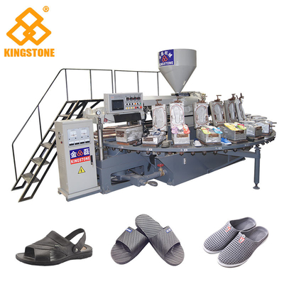 Plastic Schoen die Productielijn, Roterende TPR-de Schoen Enige pantoffel maken die van pvc Machine maken