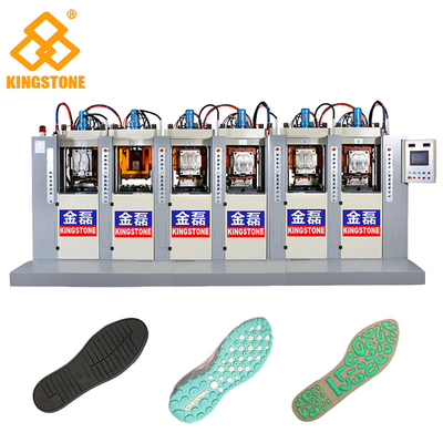 De Schoen van pvc van TPU RT Enige het Maken Machine 6 Posten met P.I.D. Controlesysteem