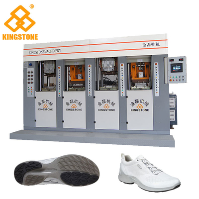 De Schoen van pvc TPR van TPU RT Enige het Maken Machine voor sportschoenen 70-100 Paren per Uur en 4 Posten