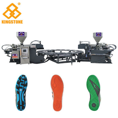 Roterend van de de Injectiemachine van Drie Kleurentpr pvc Enig de Directe Injectieafgietsel