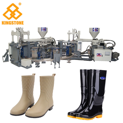 Regen/Waterlaars/van de de Arbeiderslaars van Gumboot/Mineraal Dubbel Injectie het Vormen Machine Roterend Type