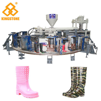 1/2 van de Landbouwersboots injection moulding van Kleuren volledig Automatische pvc de Machinelaars die Machine maken