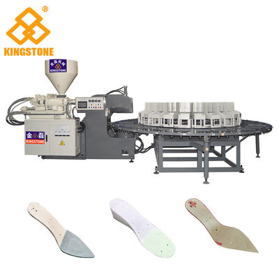 12/16/20/24 de Injectie van de de schoenenpp binnenzool van het Posten Roterende leer het Vormen Machine met Snel Productietarief