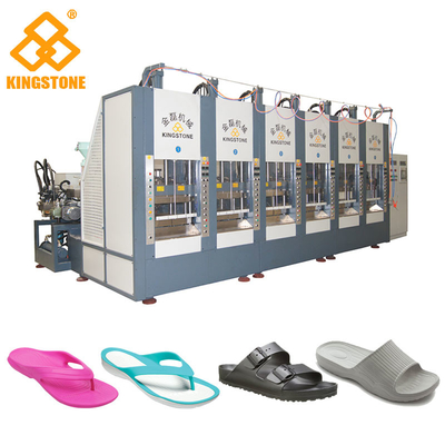 De Pantoffel die van EVA tot Schoen maken Enige het Maken Machine met Volledige Productielijn/6 Posten