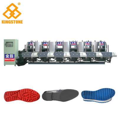 Leerschoen Enige het Maken Machine, Rubber Verticale de Injectiemachine van Schoenbinnenzolen