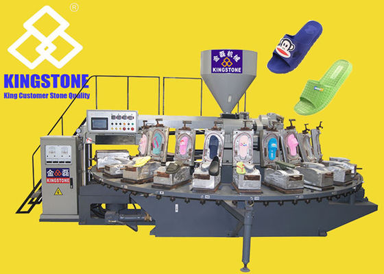 Plastic pvc Slipppers die tot Machine met Roterende Lijst 24 maken Post