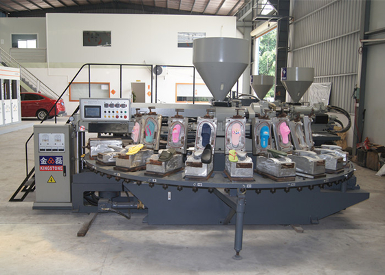 Roterende de Wipschakelaarsinjectie van de Lijstpvc Pantoffel het Vormen Machine