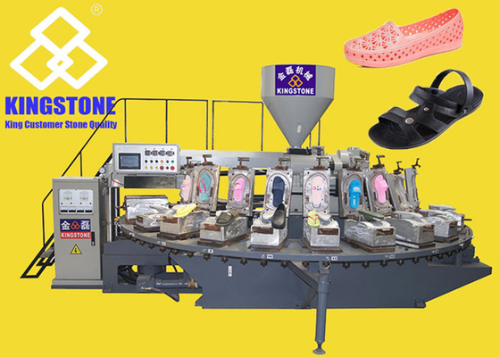 Roterende Lijst 24 van de de Slag de Plastic Pantoffel van de Postlucht Machine van Chappal
