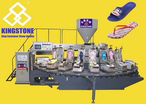 Plastic pvc-de dwarsbalk van de schoeninjectie Rubber chappal het maken machine