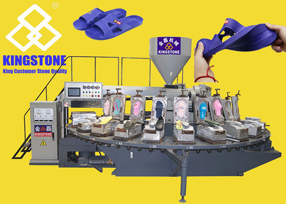 De Plastic Pantoffel die van pvc Roterende Lijstmachine vervaardigen