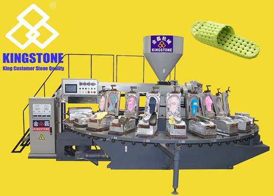 150 Paren/Uur die 24 Post Plastic Pantoffel Chappal Machine maken