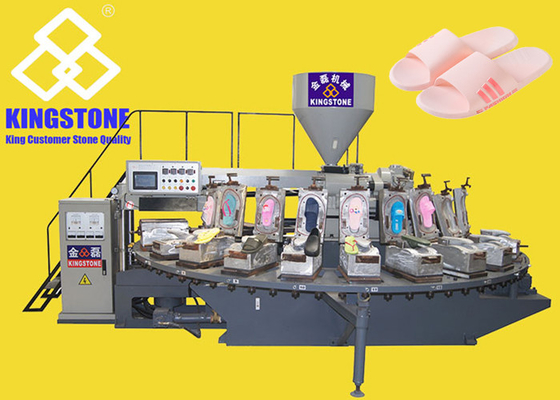 Roterend Plastic Schoeisel die Machine voor Pantoffel het Maken maken