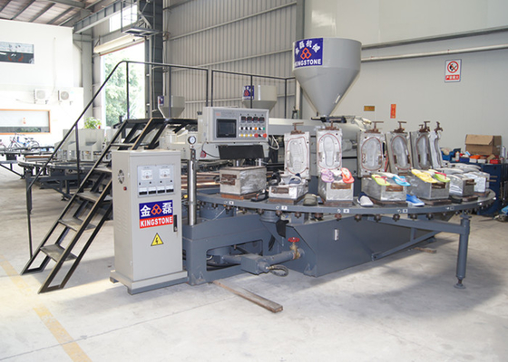 De Injectie van de de Pantoffel Roterende Lijst van 130 Paren/Uur pvc het Vormen Machine