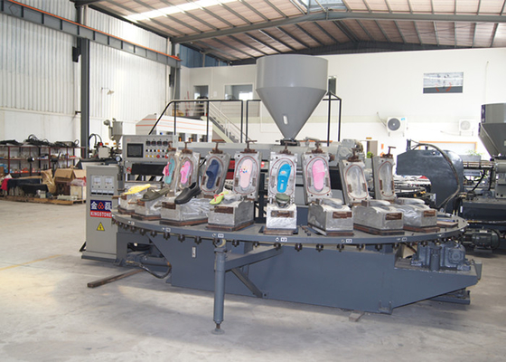 Gemakkelijk stel Schoen in werking Makend Machine voor Plastic Pantoffelssandelhout