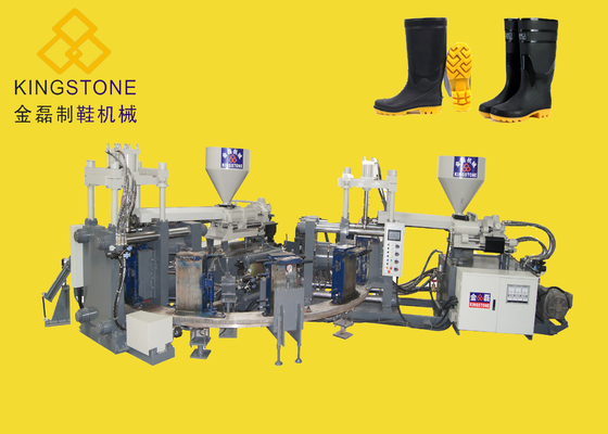 Automatische Roterende Schoenen die Machine voor Gumboots/Veiligheidslaarzen maken