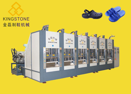 Servosysteem Plastic Schoenen die Machine voor EVA Foaming Slipper Sandals Shoes-Laarzen met 300-400 Parenuur maken