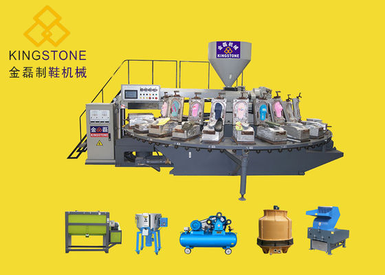 De automatische Plastic het Afgietselmachine van de Pantoffelinjectie plaatste volledig Lijn