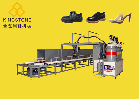 Mono/Twee kleur Polyurethaanpu Gietende Machine voor Schoenzolen/Volledige Automatisch