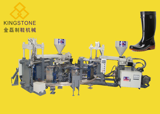 Materiële de Regenlaarzen die van pvc tot Machine maken Roterend Type 12 Posten