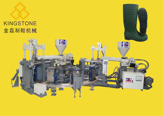 Twee Kleureninjectie het Vormen Machine voor pvc Gumboots/Regenlaarzen