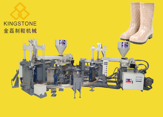 De automatische Plastic Machine van het Injectieafgietsel voor Roterende 12 Post Gumboots