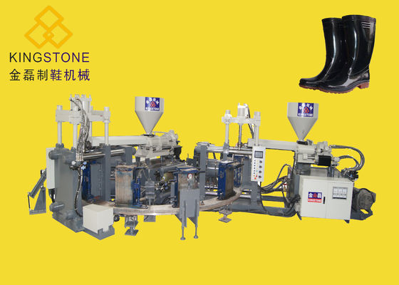 Plastic de Schoeninjectie van pvc Materiële het Vormen Machine Dubbele Kleur