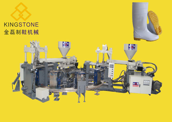 De Schoeninjectie van veiligheidsgumboots het Vormen Machine 16 Post 2 Kleur