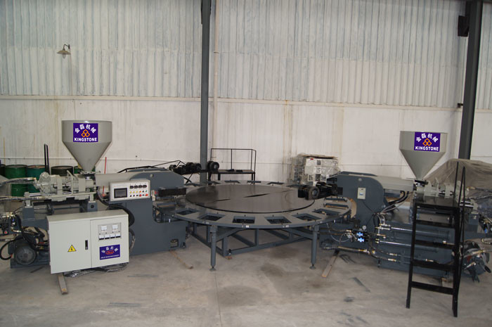 Één/Twee kleurt het Maken van TPR Enig Machinespvc Enige Injectiemachine 160-270pairs/Uur